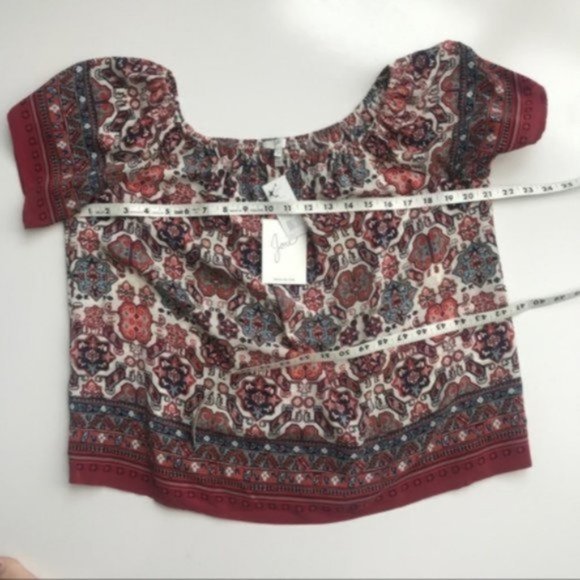 Joie | Amesti B Folkloric Print Silk Top Sz. S NWT - Picture 8 of 8